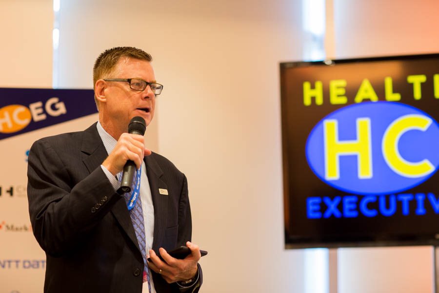 <a href="/don_yish/">Don Yish</a> of @virtualhealth_ introducing next panel discussion on “Disruptive Innovation in #Healthcare” #HCEG16