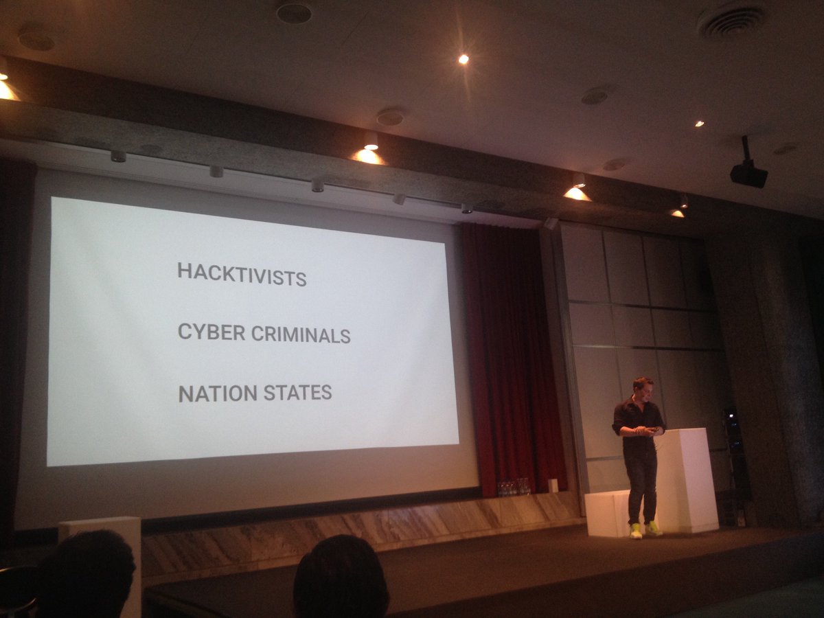 coinalytics's tweet photo. RT DanielDettwiler: fabfederici from SkryTech  talking about the #darkside of the #CryptoCurrencies  at #crypto16 https://t.co/X3lcgADD52