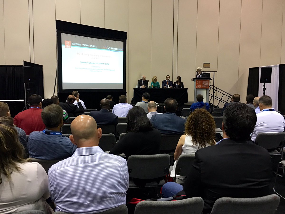 Microsoft_GS's tweet photo. Microsoft CSO @MikeHowardMSGS & @ssangrey1 spoke on the #asisyp panel about mentorship today at #ASIS16 https://t.co/xF7uPaRiJc