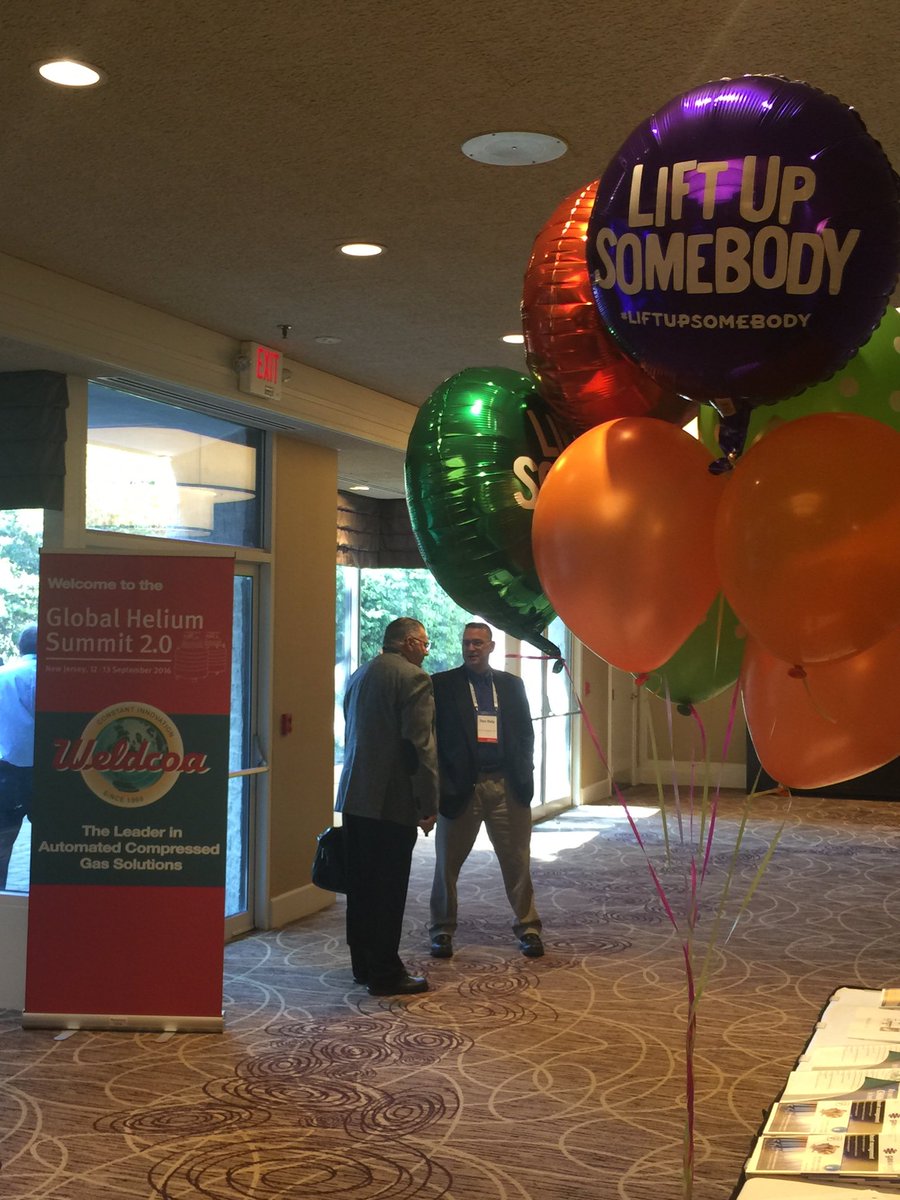 Global Helium Summit 2.0 Bring Balloons #GWHelium #LiftUpSomebody