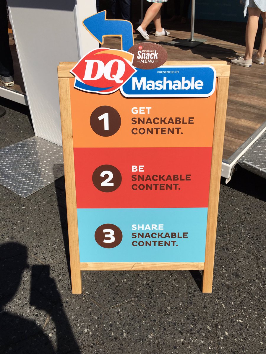 Launching Oven-Hot DQ Snack Menu today with <a href="/mashable/">Mashable</a>. 11am-2pm, Union Square, NYC! #SnackMeDQ