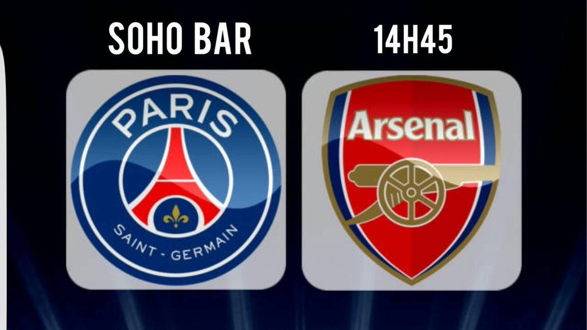 soho972's tweet photo. La ligue des champions est de retour au soho 
Cet après midi ne ratez pas psg - arsenal 
Dans une ambiance soho https://t.co/ShcEp0P43H