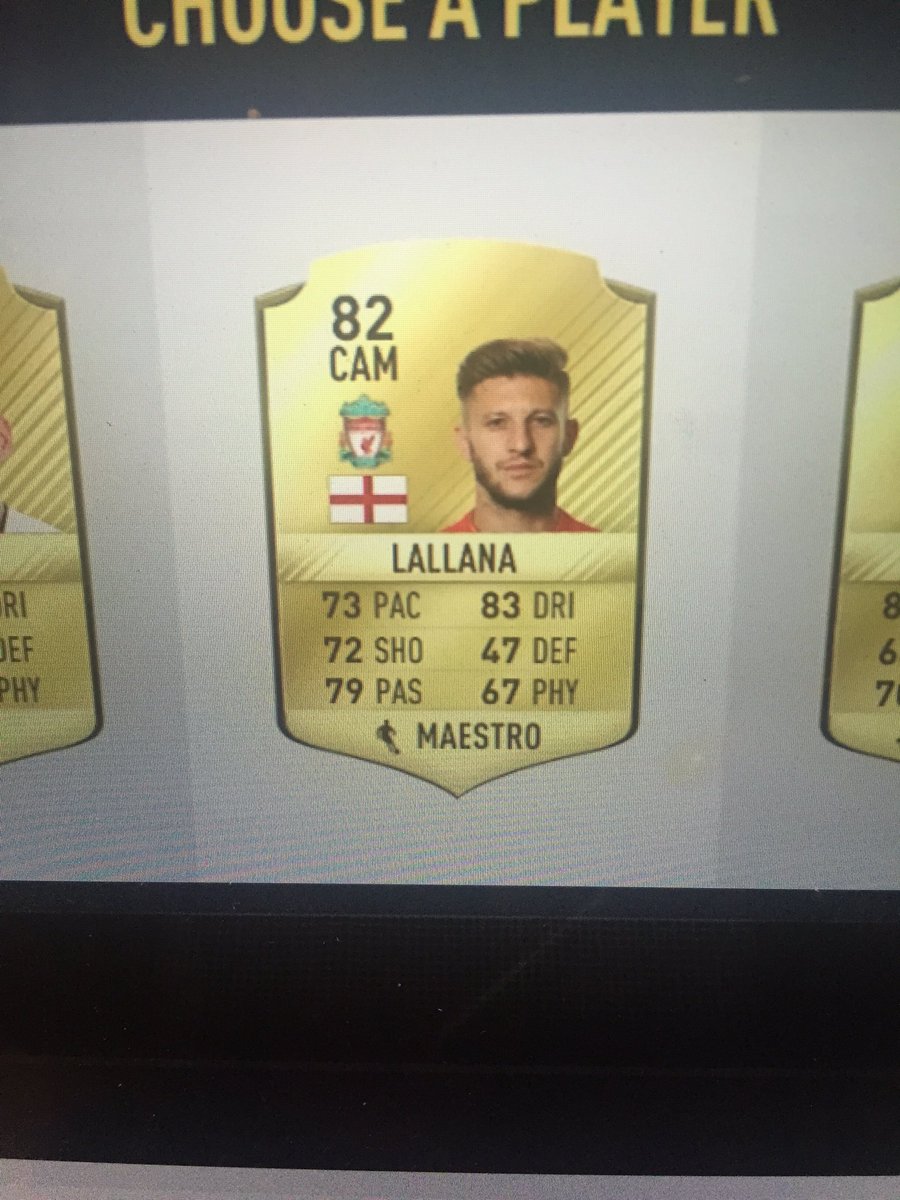 FC26LFC's tweet image. Adam Lallana has gotten a well deserved upgrade