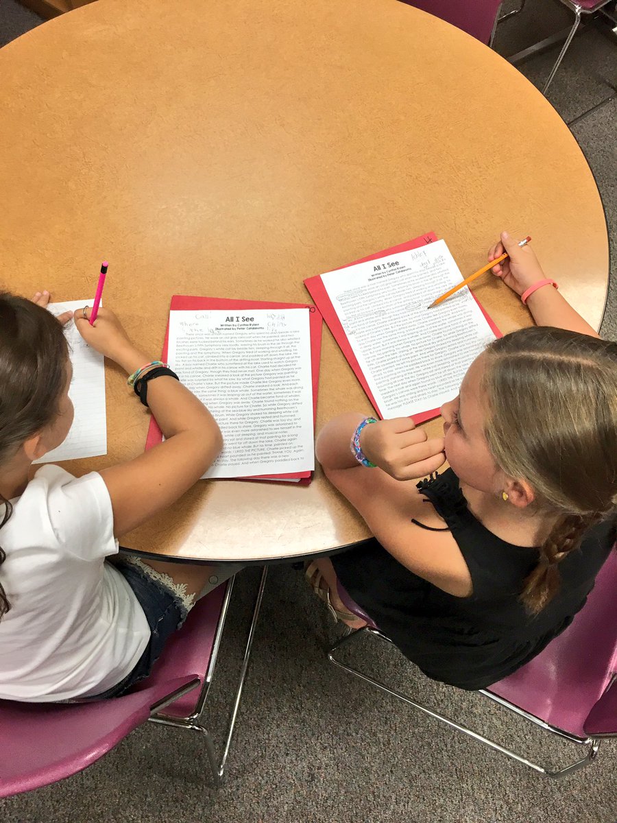 LambTeaches's tweet photo. Working on questioning in our reading club! #thinkingvoice #LVLions https://t.co/2aGlqli9pn