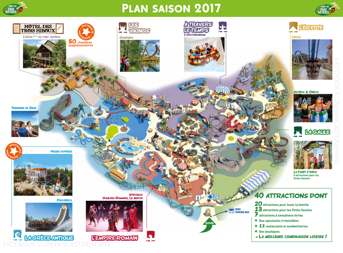 parc asterix plan