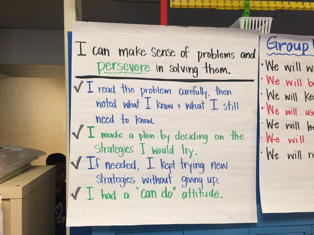 joemanko's tweet photo. In @LibertyAdams class the SMPs are posted along with a student process chart discussing them #GreatMath #liberty64 https://t.co/8j8GEJ1VPx