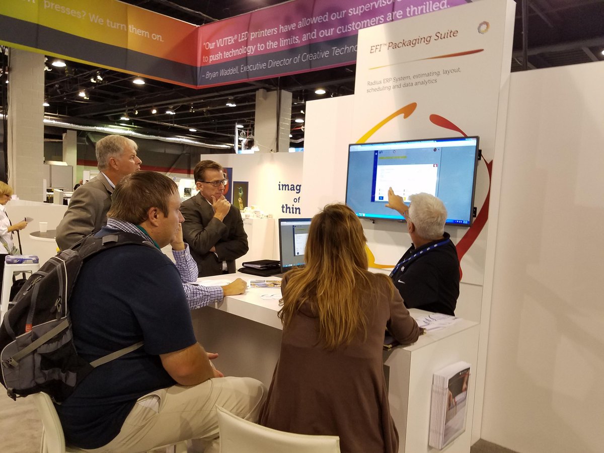 EFIPrint's tweet photo. Stop by EFI #LabelExpo booth 6423 and check out the NEW EFI #PackagingSuite 4.1! https://t.co/Gp8G2ET45N