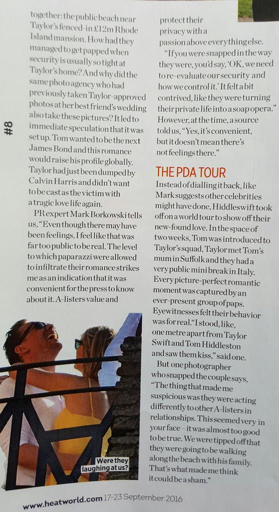 TomTheNextLevel's tweet photo. #TomHiddleston #HiddleswiftIsOver @heatworld 13.9.2016 https://t.co/qE7IoDvjJm