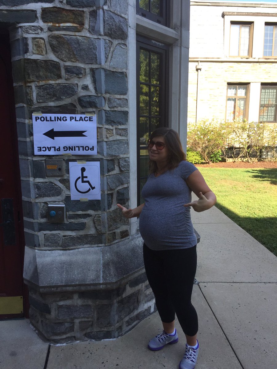 DanniVanDrew's tweet photo. "El Cinco," as we call him for now, voted in his first primary today. #VoteDE #PrimaryDE https://t.co/lIQ03oY4kp