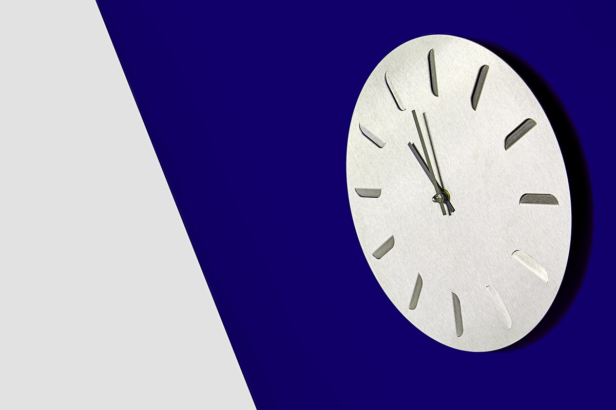 Max_Cairns's tweet image. VENT Clock / Folded Aluminium / New collection inspired by industrial hardware / Launching @_designjunction @L_D_F