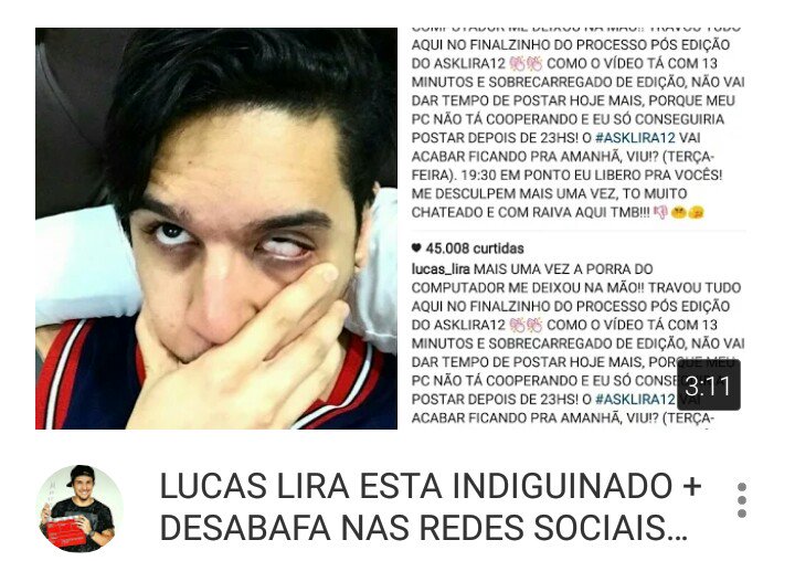 lira_snaps's tweet photo. LUCAS LIRA INDIGNADO COM SEU PC + ASKLIRA 12 ATRASA !!! Via Snapchat 👉 👻 https://t.co/5DDTuXn3MB https://t.co/idTVXq0VoR