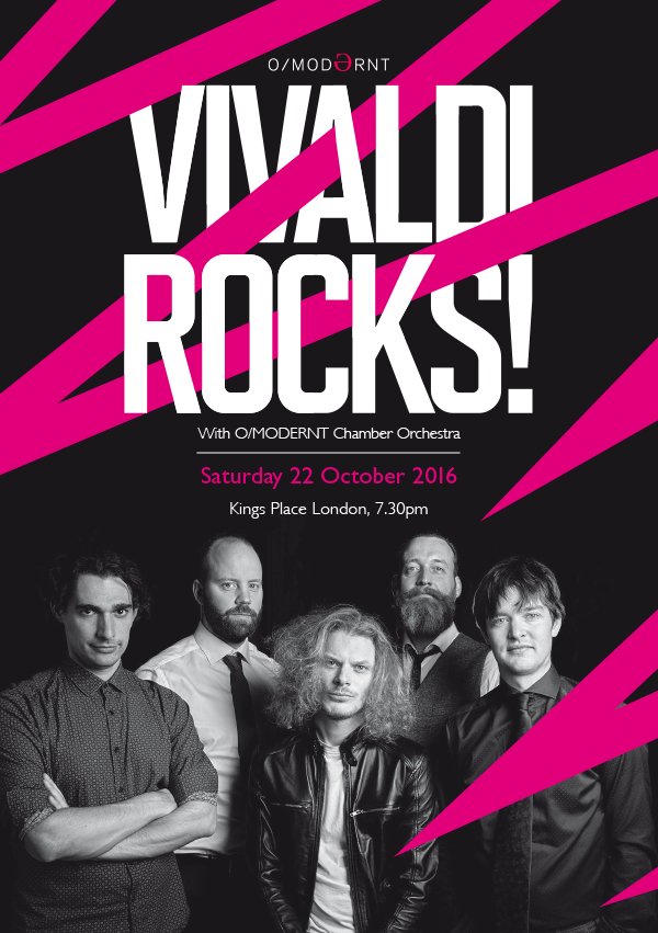 Vivalidi Rocks! Sharp promo design for very cool @Festomodernt concert at @KingsPlace, as part of #BaroqueUnwrapped.