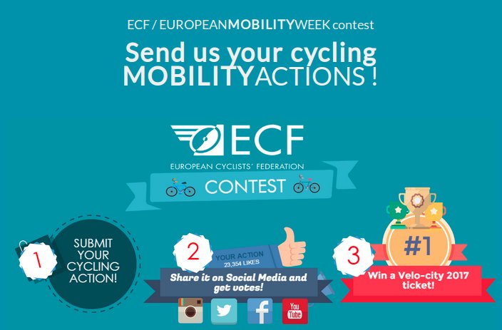 We entered the @EuCyclistsFed contest for best #mobilityaction during @mobilityweek ecfcyclingcontest.strutta.me