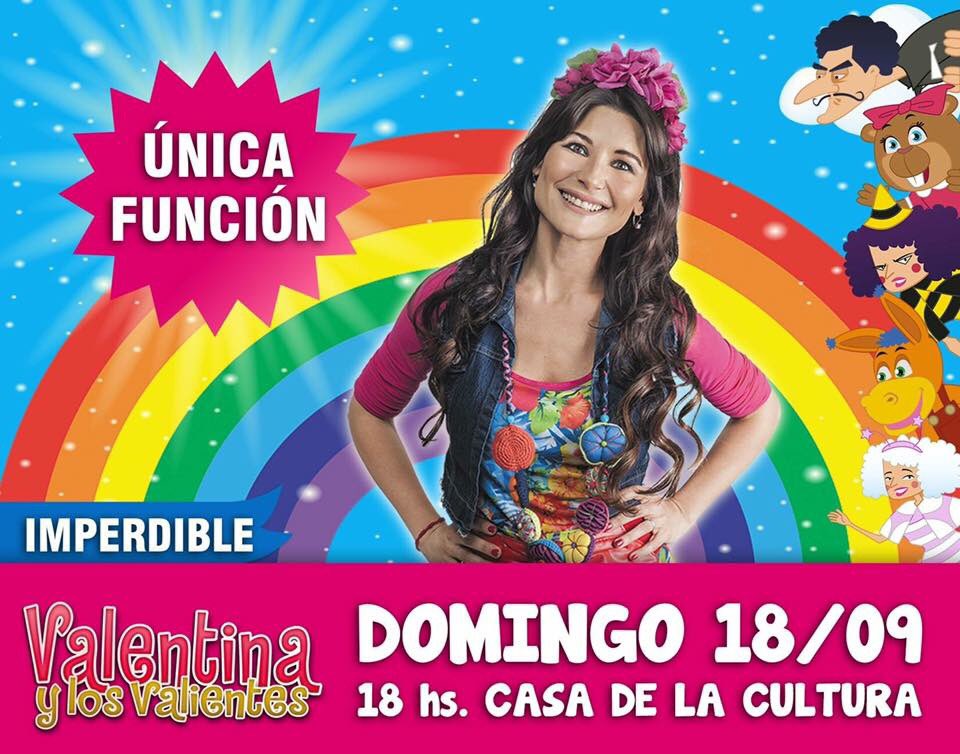 ValientesOK's tweet photo. Falta poquitoooo! Éste DOMINGO, 18 hs en Casa de la Cultura! 
Entradas Anticipadas en Autoentrada de ALTONOA 🎉🎉 https://t.co/JQ0YykhFrB