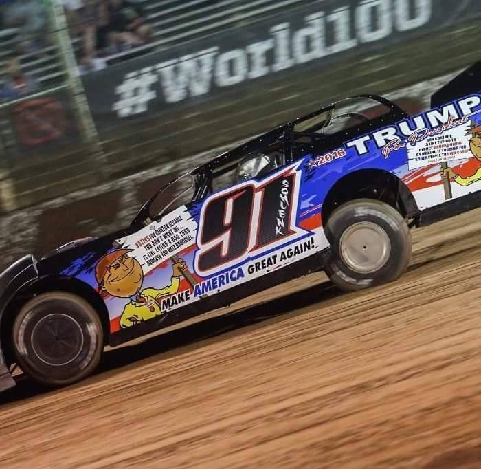 pe_davis1's tweet image. .@realDonaldTrump please help fallen racer Shane Unger by signing Rusty Schlenk door. $ goes to kids college fund