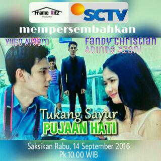 FrameRitz_Prod's tweet image. Fresh dari kami bsk 14-09-16 jam 10 pagi di @SCTV_ cast @fandychristian @dindazani nontonnn yaaa....