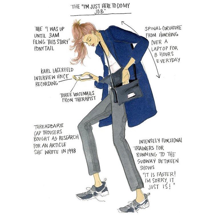 🙋🏽 durante el Fashion week 😂