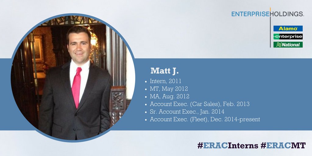 TyCodner07's tweet photo. Matt J. started as an #ERACIntern, became an #ERACMT, &amp; now he’s an Account Exec.!  https://t.co/VH1jxae2dy https://t.co/G6AoAp8eSJ