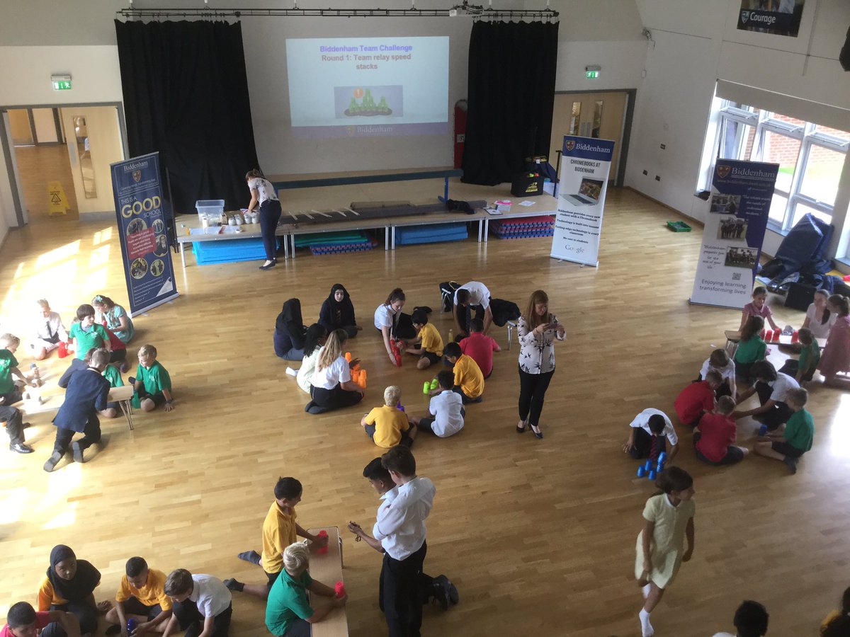 GreatDenhamPS's tweet photo. Thank you @BiddenhamKS3 @PEBiddenham for y6 team challenge! Lovely to see our old pupils too! https://t.co/h7gqgVemWb