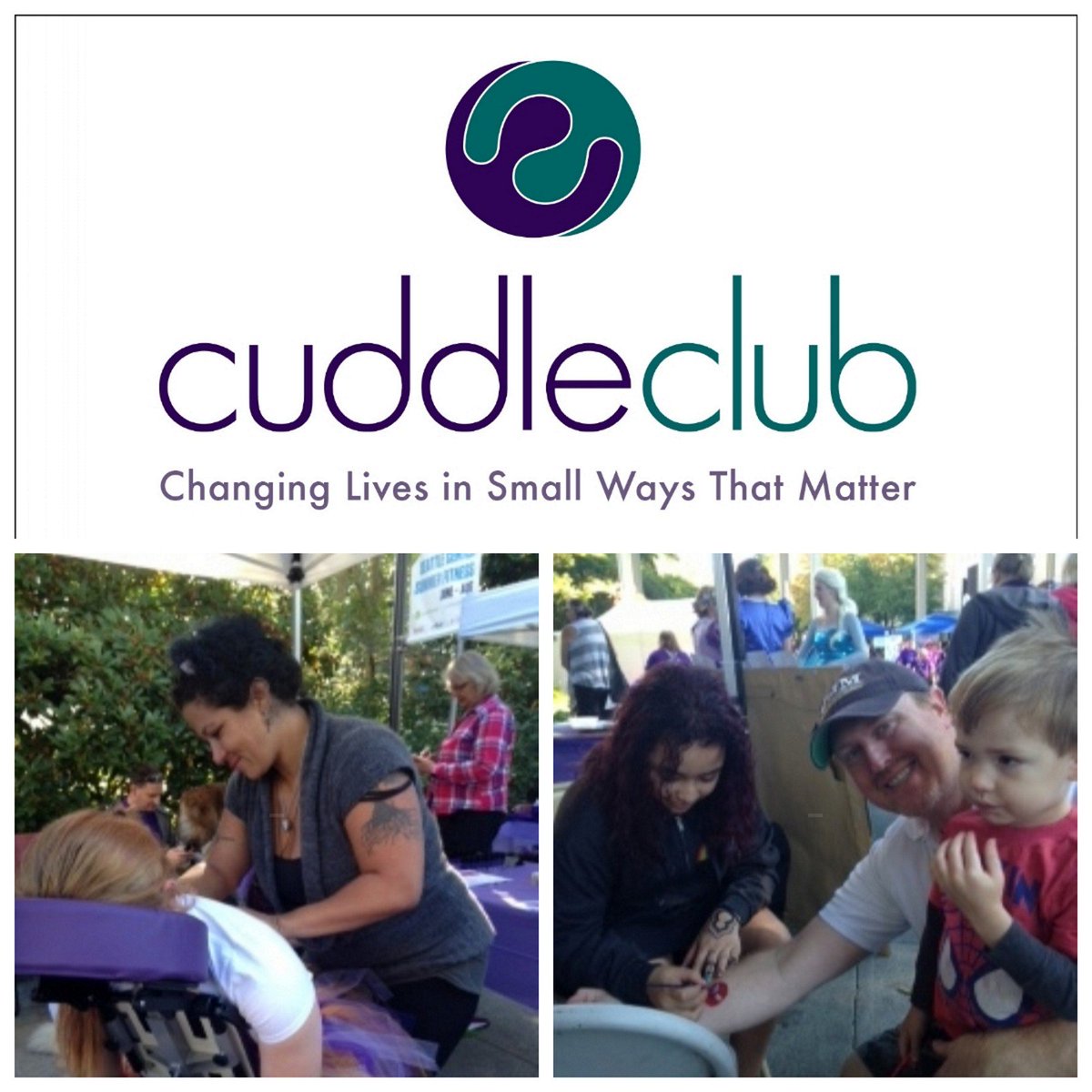 Thank you to <a href="/CuddleSeattle/">Cuddle Club</a> for helping our walkers relax before the walk with chair massages!