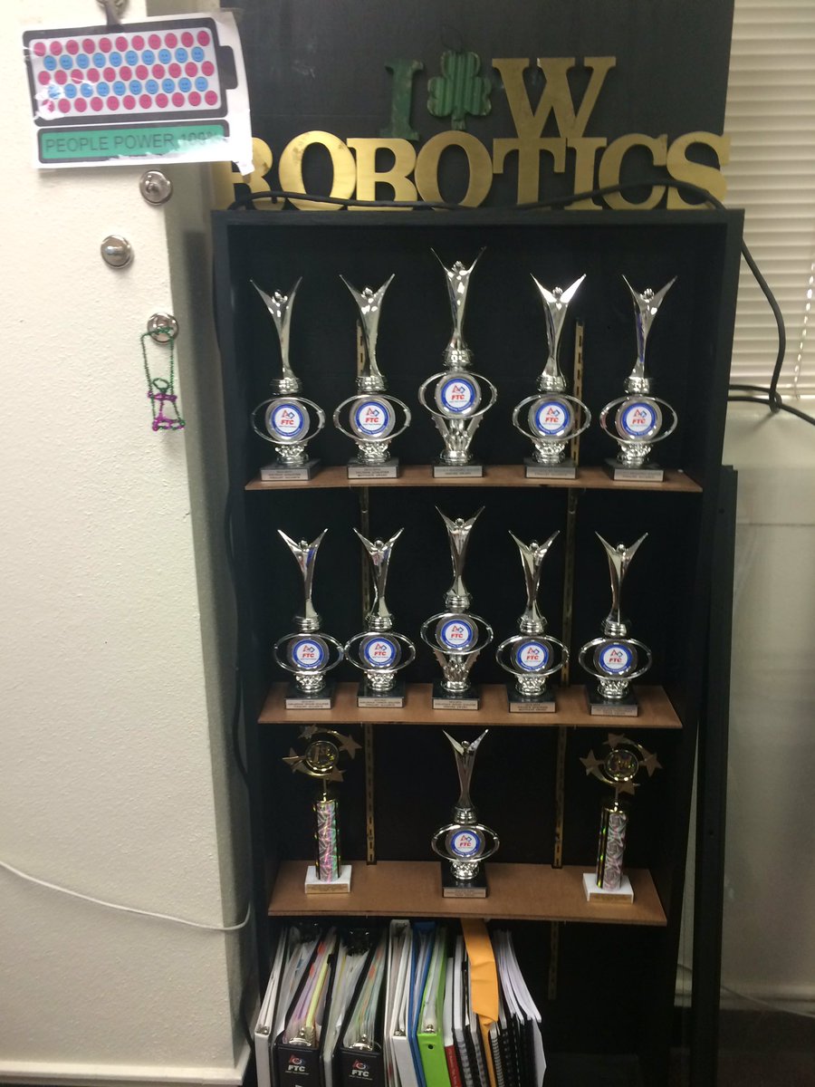 the new and improved trophy shelf!!