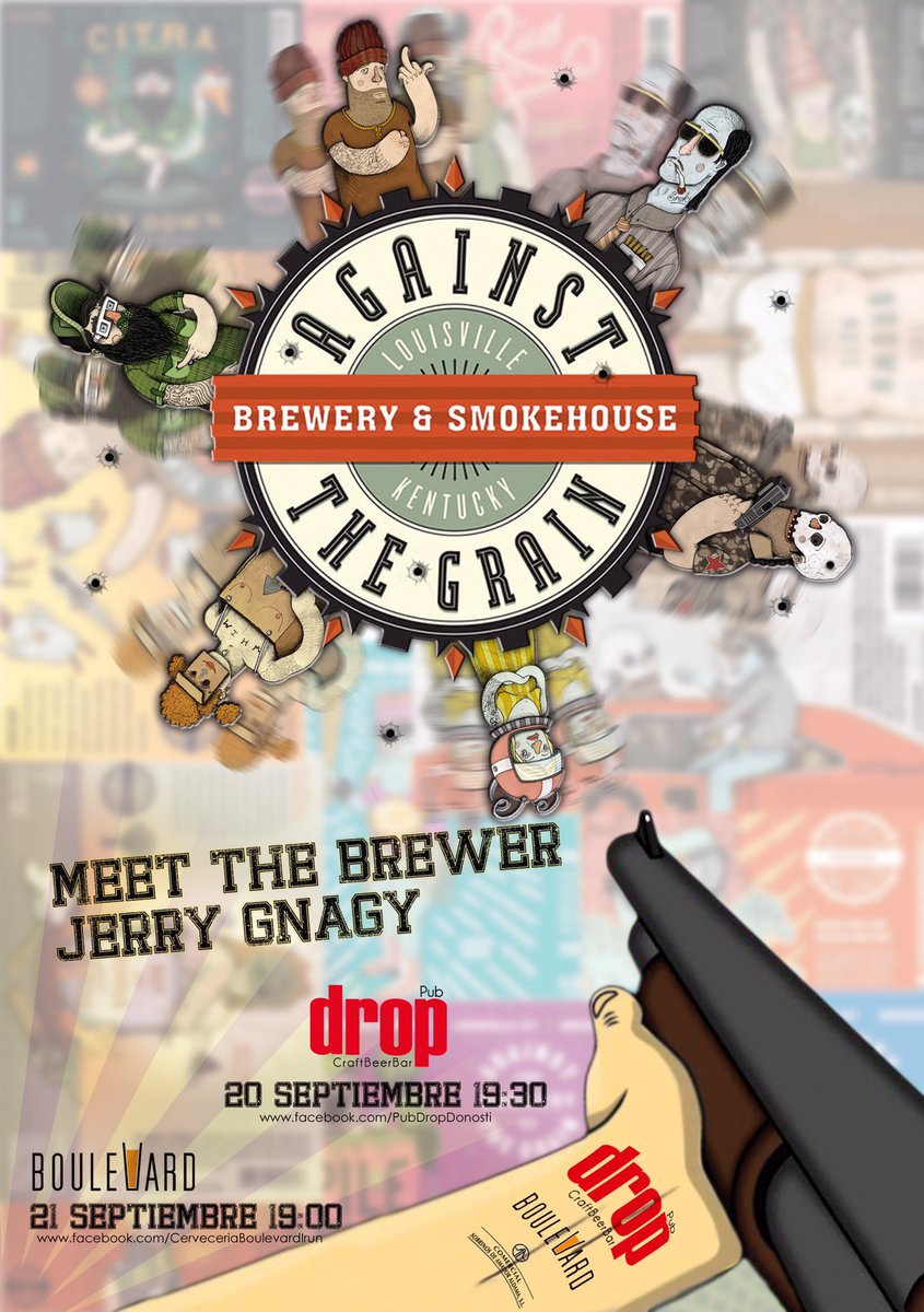 Cervelicious's tweet photo. Cartel que he hecho para la visita de @AtGBrewery a #Donostia #pubdrop día 20 y a #Irun a @elbouleirun día 21 https://t.co/J2wHmU8TBO