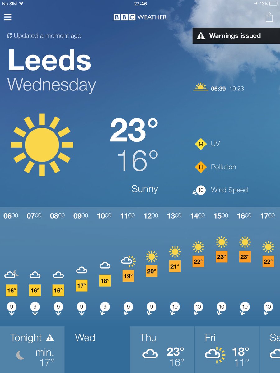 BoneshakersRT's tweet photo. Set to be a nice day tomorrow for #CycleToWorkDay https://t.co/gwxH0Sqezh