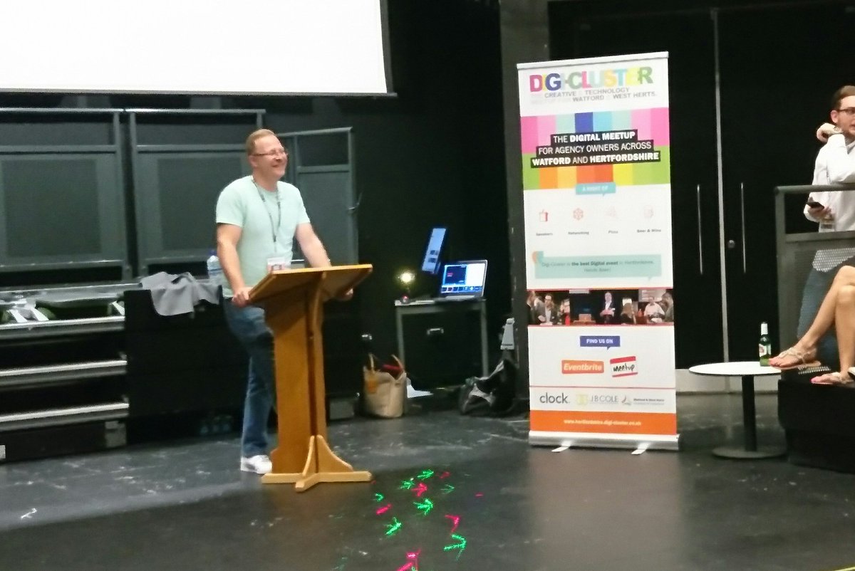 JBColeUK's tweet photo. David from @iThinkMediaUK mid pitch tonight! #DigiCluster #90secondpitch #Networking https://t.co/u38yBn3BoN
