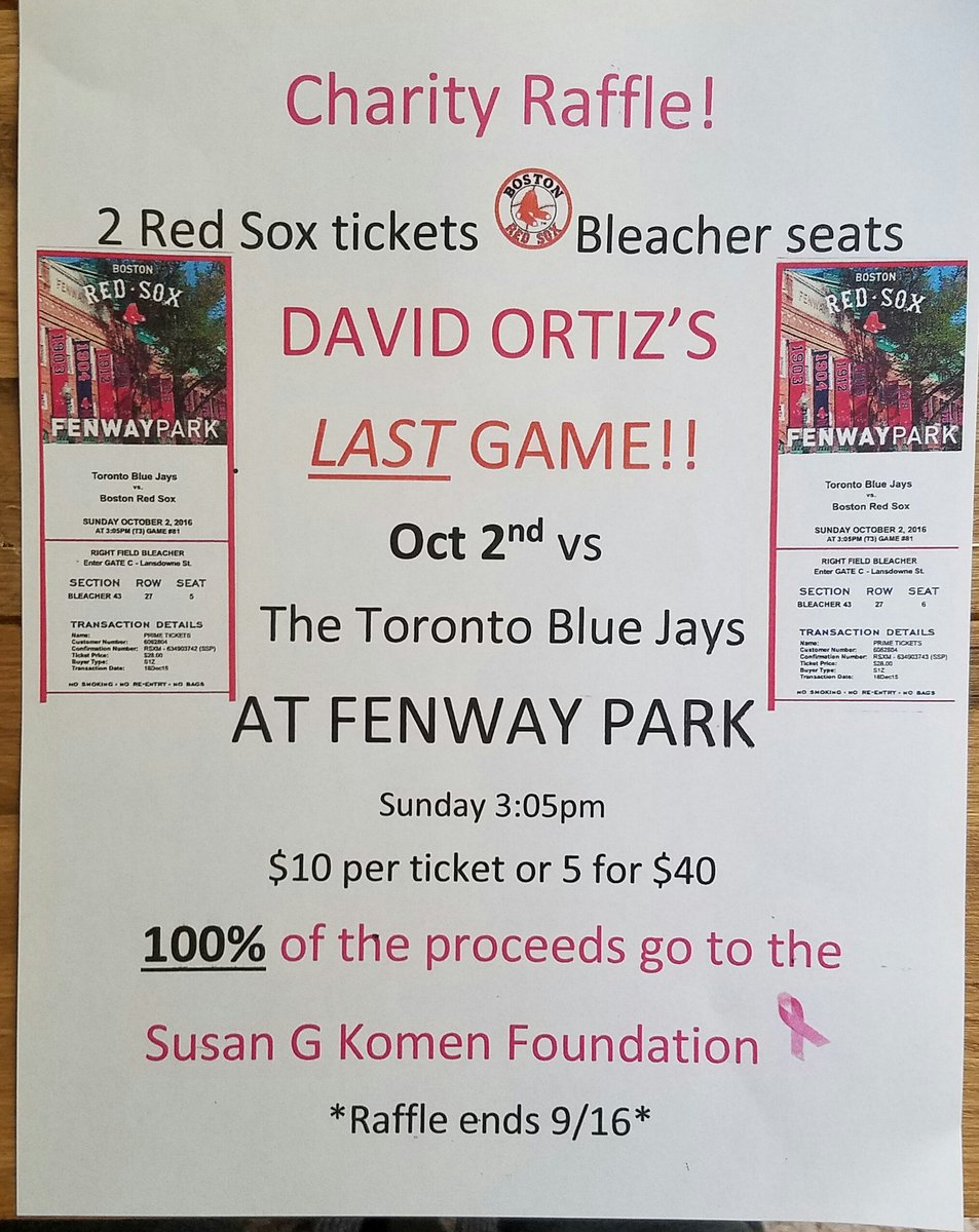 RunningWithorg's tweet image. Could be epic!?! take a chance! #bigpapi #RedSox You dont need to present to win! pay via papal if not local. #3day