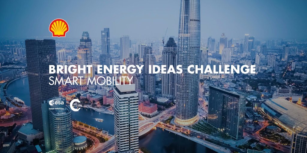 Shell's tweet photo. Meet the 5 finalists in Shell’s start-up mobility competition: #BrightEnergyIdeasChallenge https://t.co/5RQTDRmMNC https://t.co/dWjefhKfs3