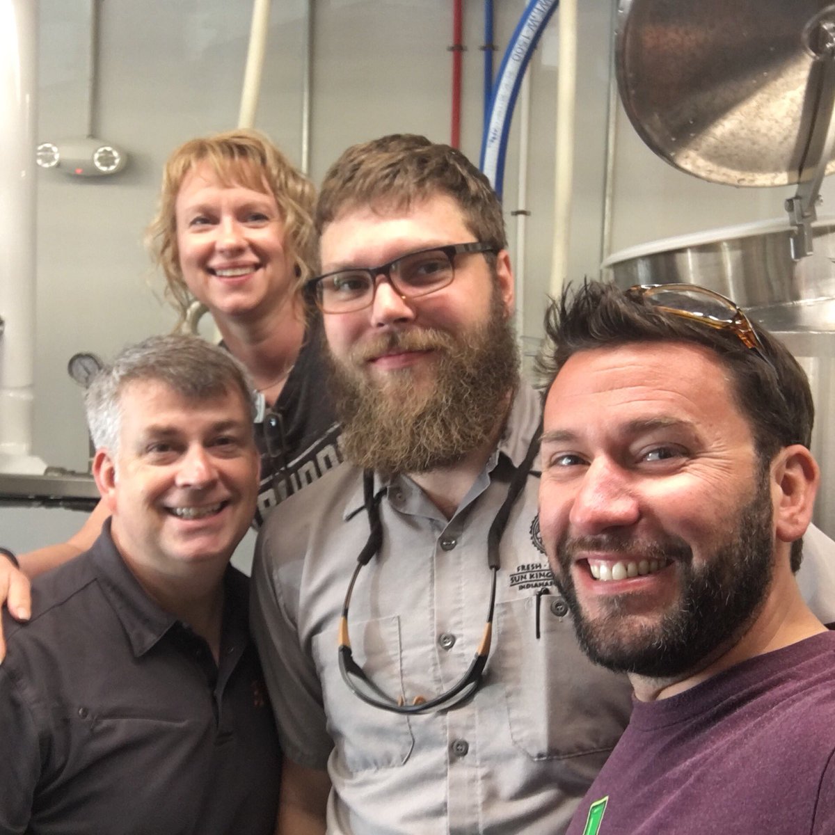 Brewing the <a href="/SunKingBrewing/">Sun King Brewery</a> <a href="/10BarrelBrewing/">10 Barrel Brewing</a> Collaboration at our <a href="/FishersIN/">FishersIN</a> Small Batch Brewery  today!