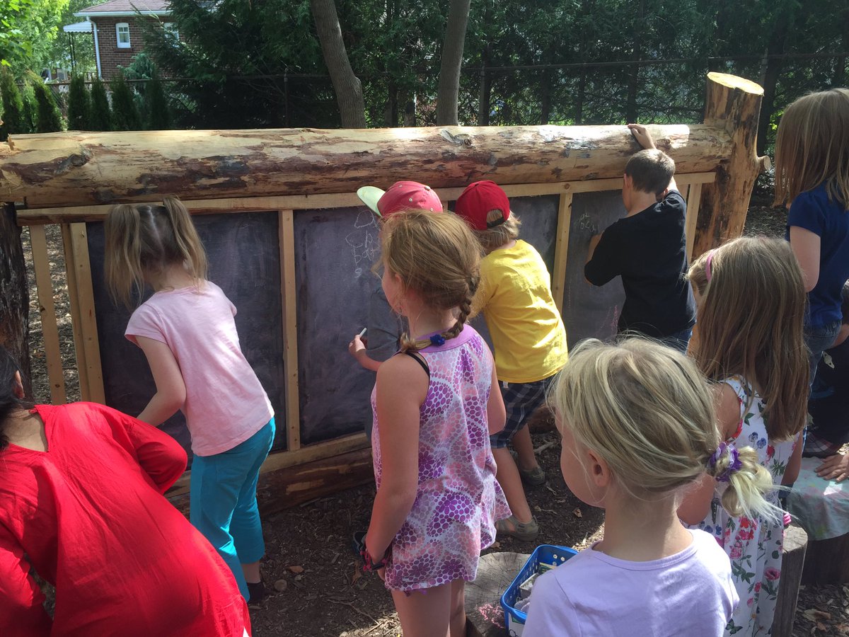 HosteinCrystal's tweet photo. Word family fun in our outdoor space @johngaltps. https://t.co/oEv1gDJDf1