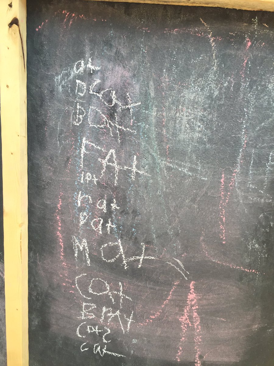 HosteinCrystal's tweet photo. Word family fun in our outdoor space @johngaltps. https://t.co/oEv1gDJDf1