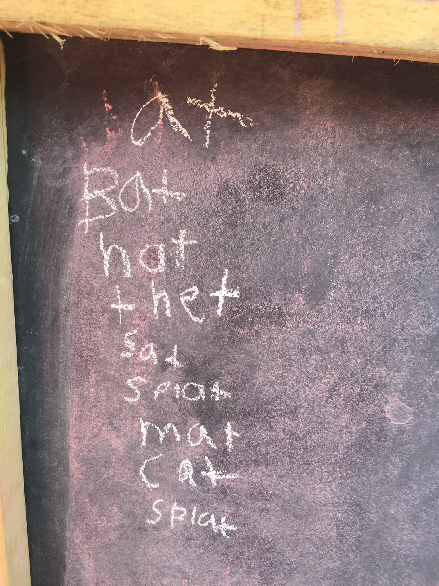 HosteinCrystal's tweet photo. Word family fun in our outdoor space @johngaltps. https://t.co/oEv1gDJDf1