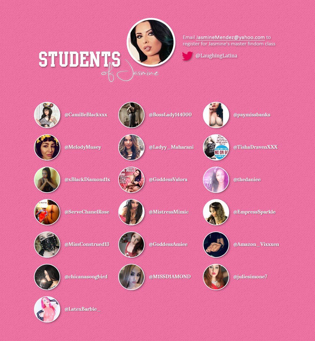 LaughingLatina's tweet photo. Everyone welcome my new #FinDom student @Justineplays to my gang of #FinancialPredator ๐ธ๐ป๐ฐ
#TeamMoney #AlphaFemale https://t.co/YA2BeKQgfN