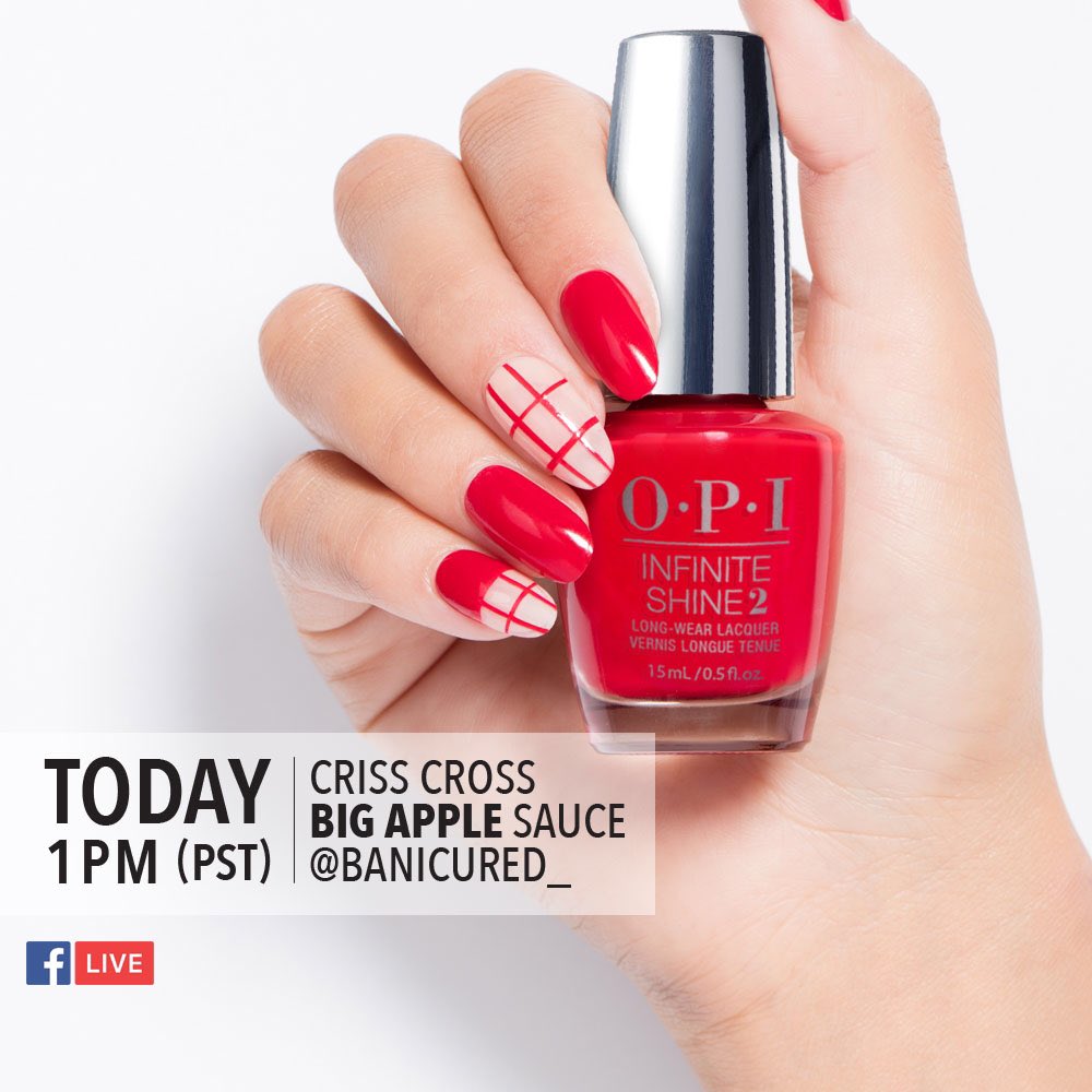 banicured_'s tweet photo. 🚨I'll be on Facebook Live with @OPI_PRODUCTS TODAY at 1pm PST/4pm EST! Be sure to tune in on OPI's Facebook page!💅🏼 https://t.co/BRkDtEvQKS