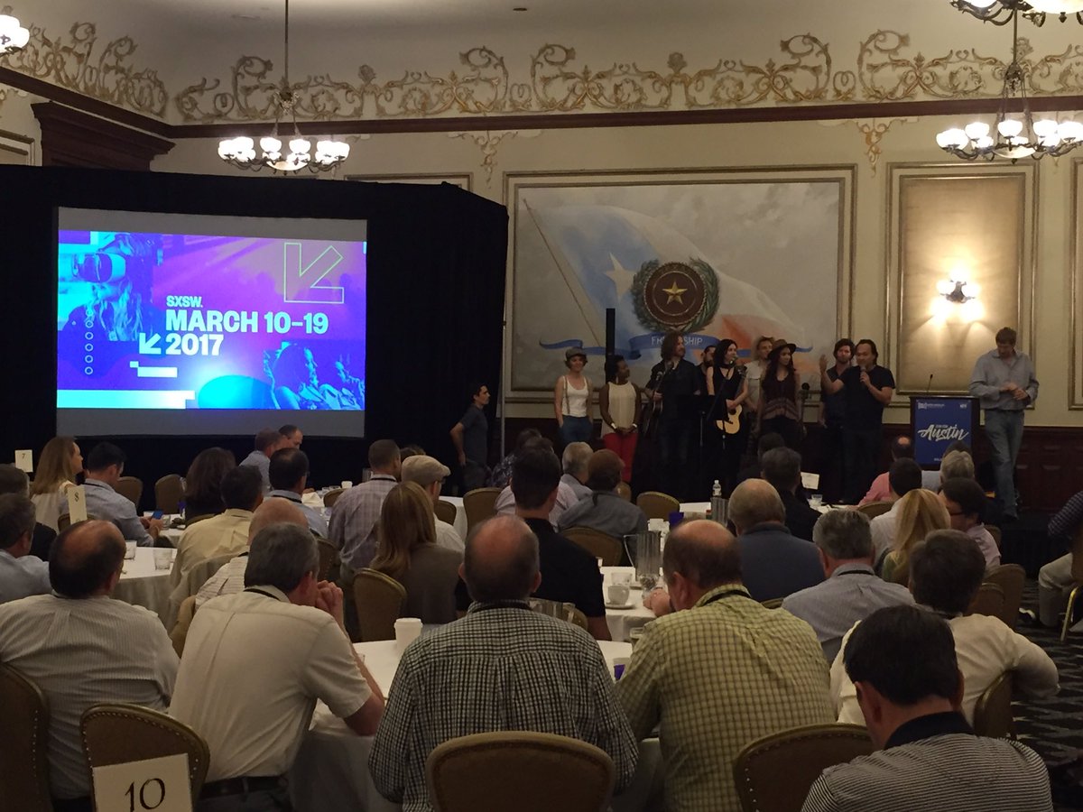 chrisrnation's tweet photo. Love hearing the ideas that @Hugh_W_Forrest, Director of @sxsw has brought to Austin #glide2016 https://t.co/du7ACWKq6D