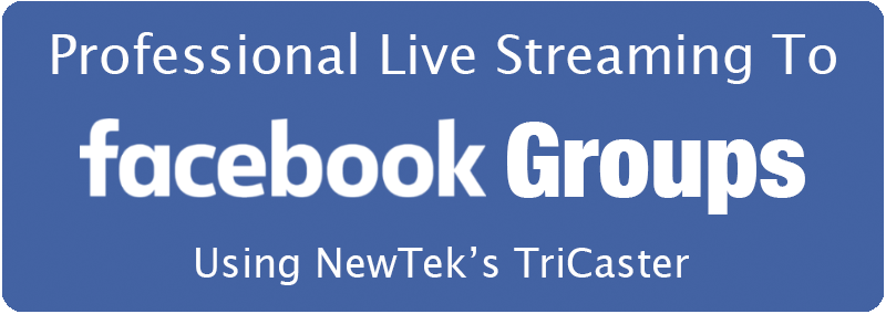 Use #TriCaster and other professional production tools to stream live to #Facebook Groups hubs.ly/H04l2ry0