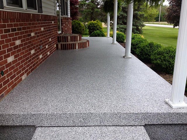 bwmanufacturing's tweet photo. Another project complete! Resin coated concrete porch all done using #BWManufacturing products! https://t.co/PLZqdwb8rv