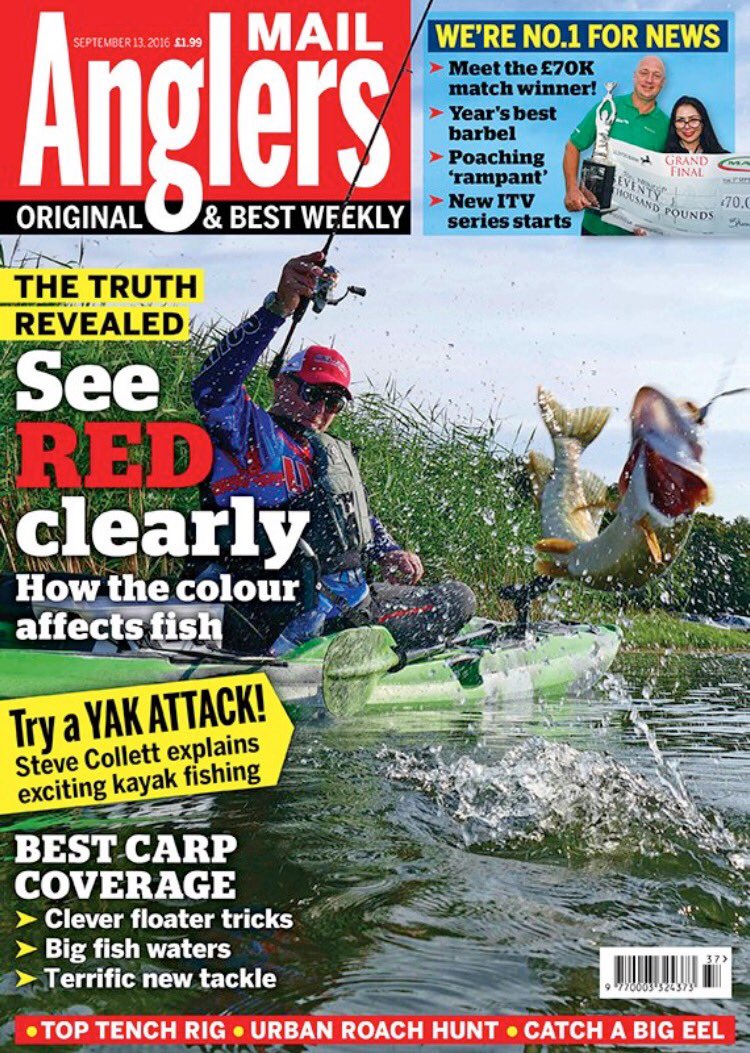 timknightfish's tweet photo. Now that is a proper fishing action shot, isn't it? The new @AnglersMail print magazine 🎣🐟😄 https://t.co/v9d6Emqwu2