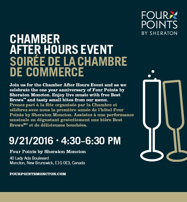 FPMoncton's tweet photo. Drop in on Sept 21st and help us celebrate. @FPMoncton @DPMurphyHotels @MonctonChamber #LoveMoncton https://t.co/TSpQjcn5QA