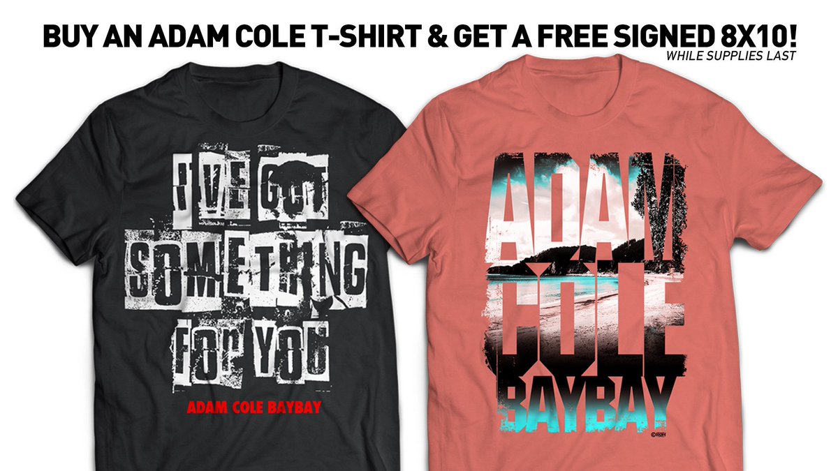 adam cole t shirt
