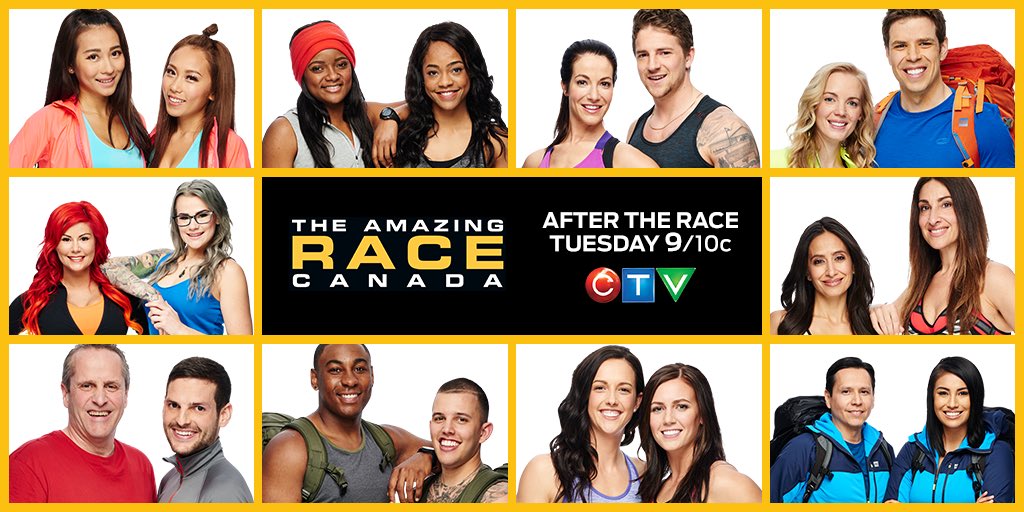 AmazingRaceCDA's tweet image. Catch up with all ten teams on #AfterTheRace tonight at 9/10c on @CTV_Television! #AmazingRaceCanada