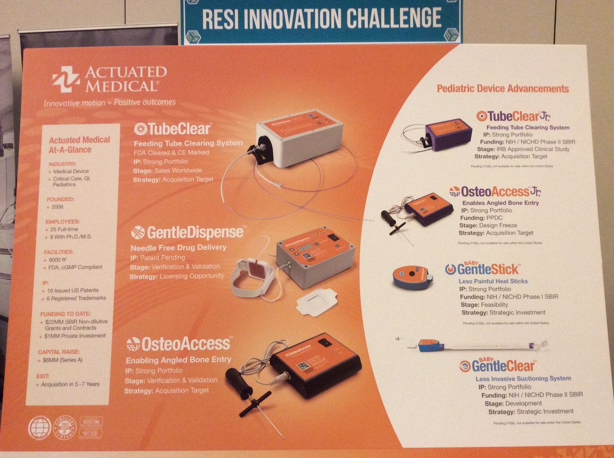 EquipNet's tweet photo. Innovation Challenge at #RESIBOS16! Innovative motion + Positive outcomes from @ActuatedMedical https://t.co/KdPTDaIbBK