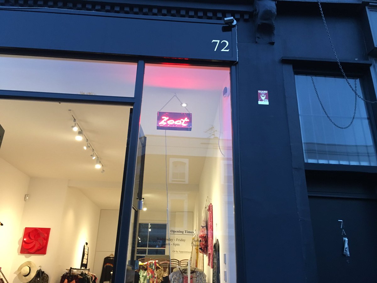 Sign in the window