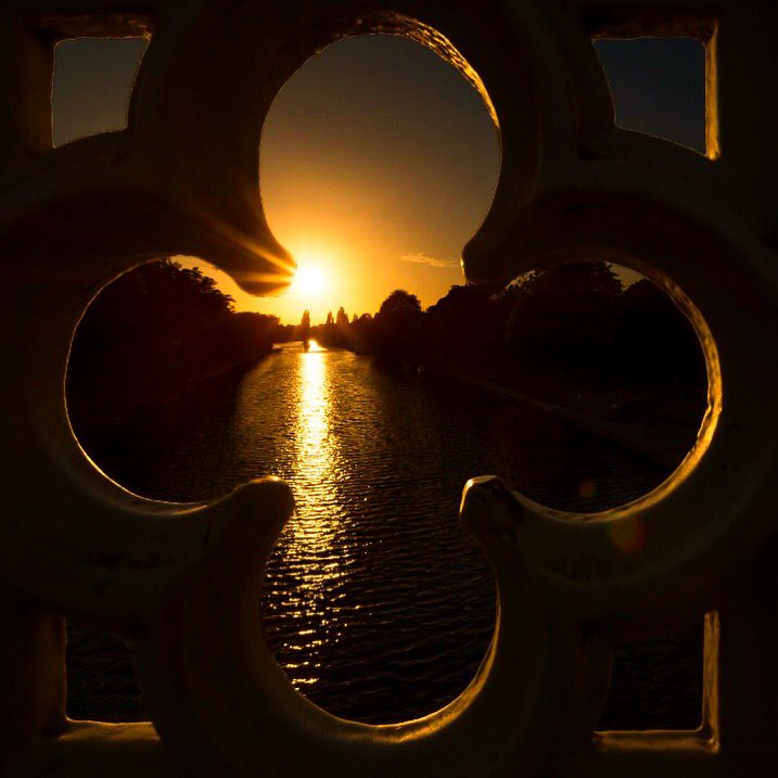 Sunset through Lendal Bridge, good night York! Credit - York England