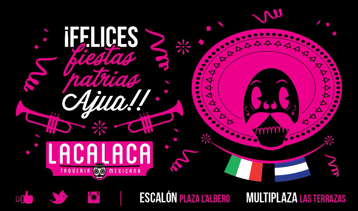 Lacalacasv's tweet photo. ¡Mañana celebremos nuestras fiestas patrias al #EstiloLaca #AJUAA 💀🙌! https://t.co/xDQmlOGrPA