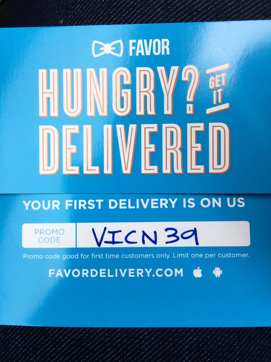 Favor Delivery Promo Code