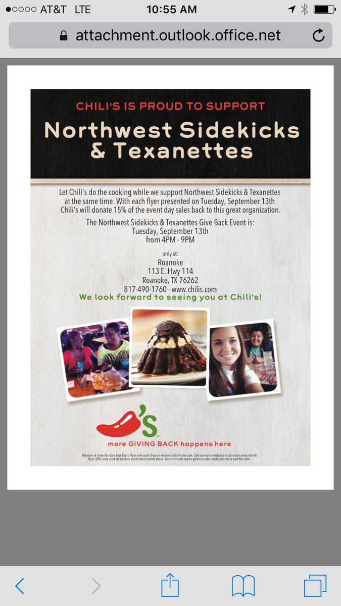NISDbattle's tweet photo. Come out and support your @nhsSIDEKICKS tonight at Chilis! @NHSTexans https://t.co/DEuk7Qvgzg