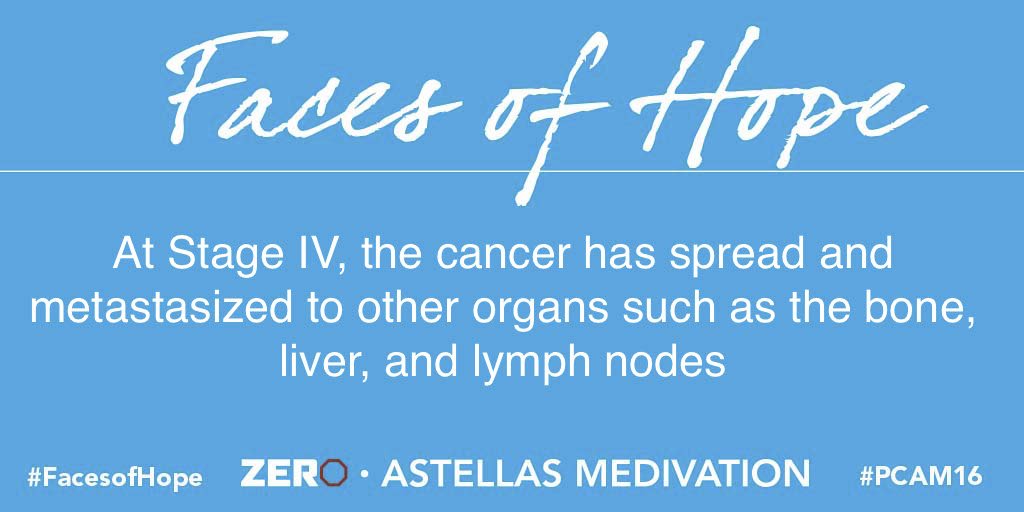 ZEROCancer's tweet photo. At Stage IV, the cancer has metastasized to other organs such as the bone, liver, and lymph nodes #pcafacts #PCAM16 https://t.co/yBOXbBLAht